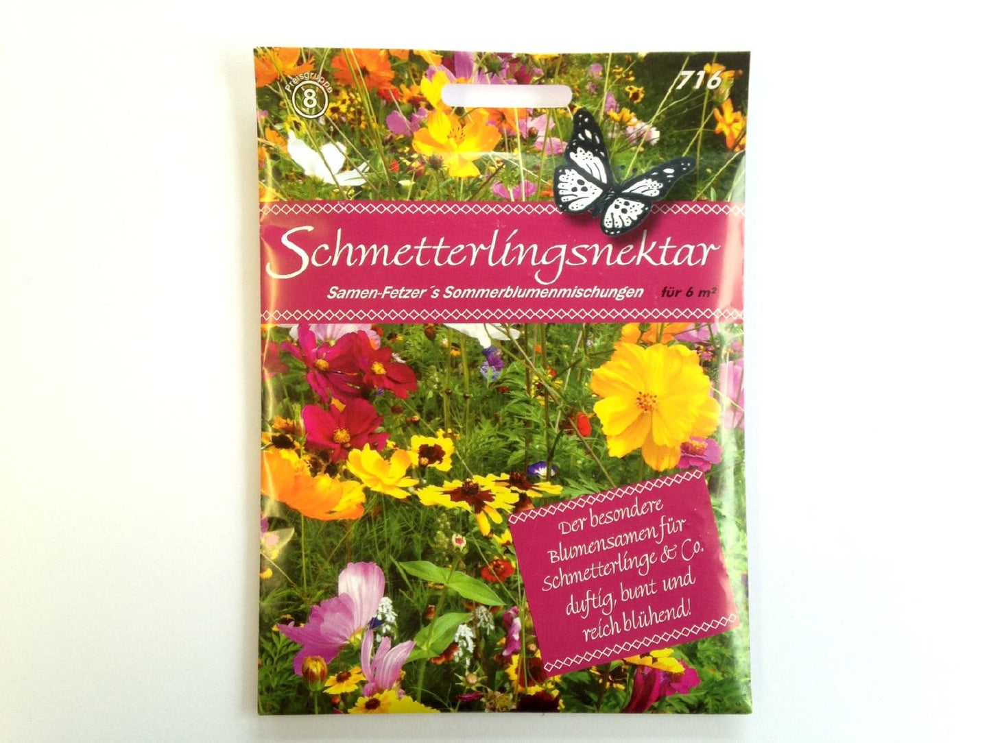 Schmetterlingsnektar Samenmischung für 6m²