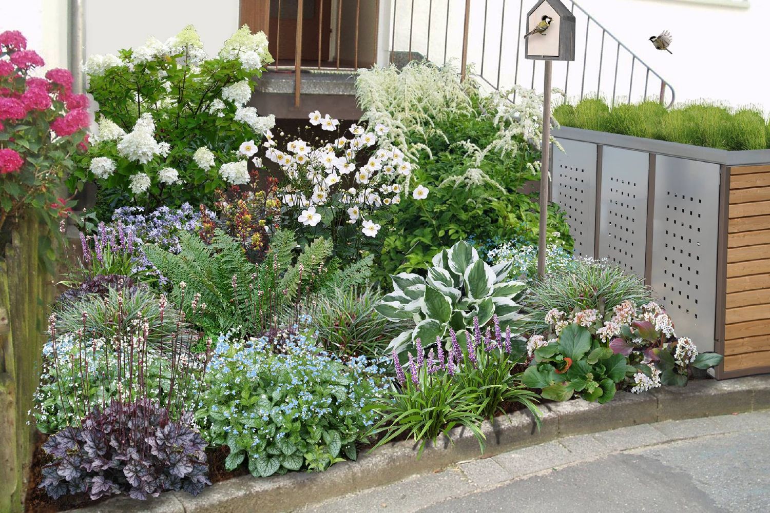 Edler Empfang Idee für den Vorgarten