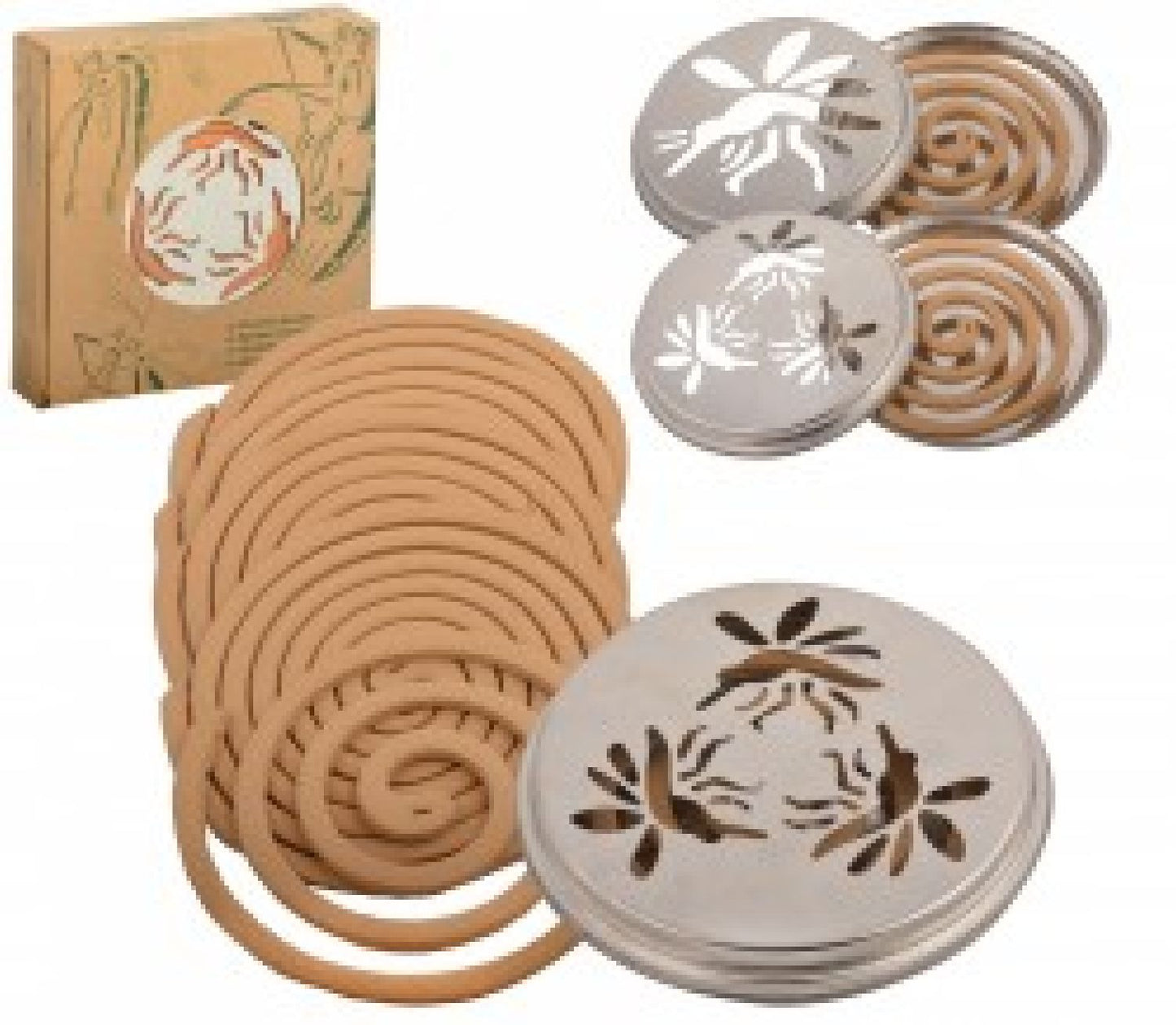 Citronella Spiralen (in Zink-Brenner)