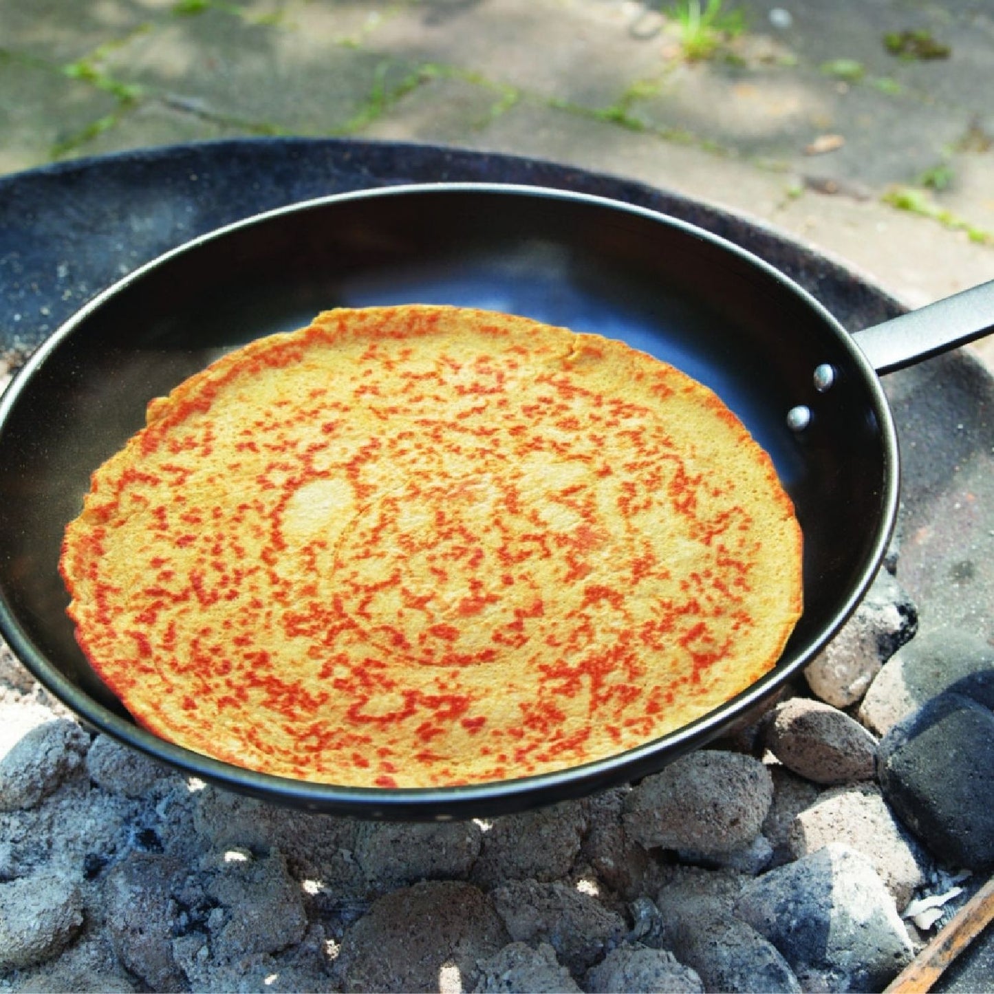 Pfannenkuchen Pfanne (aus Karbonstahl)