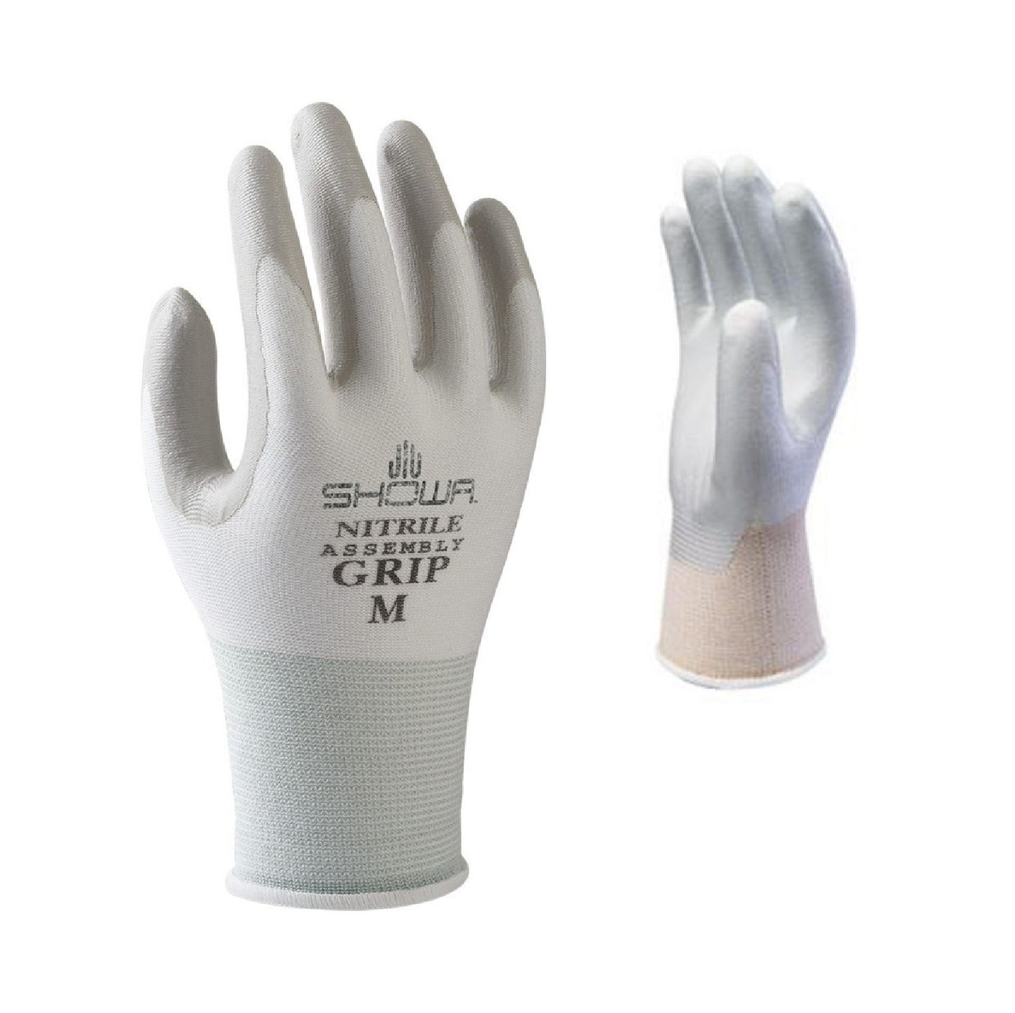 Handschuhe SHOWA 370 white ergonomisch und nahtlos