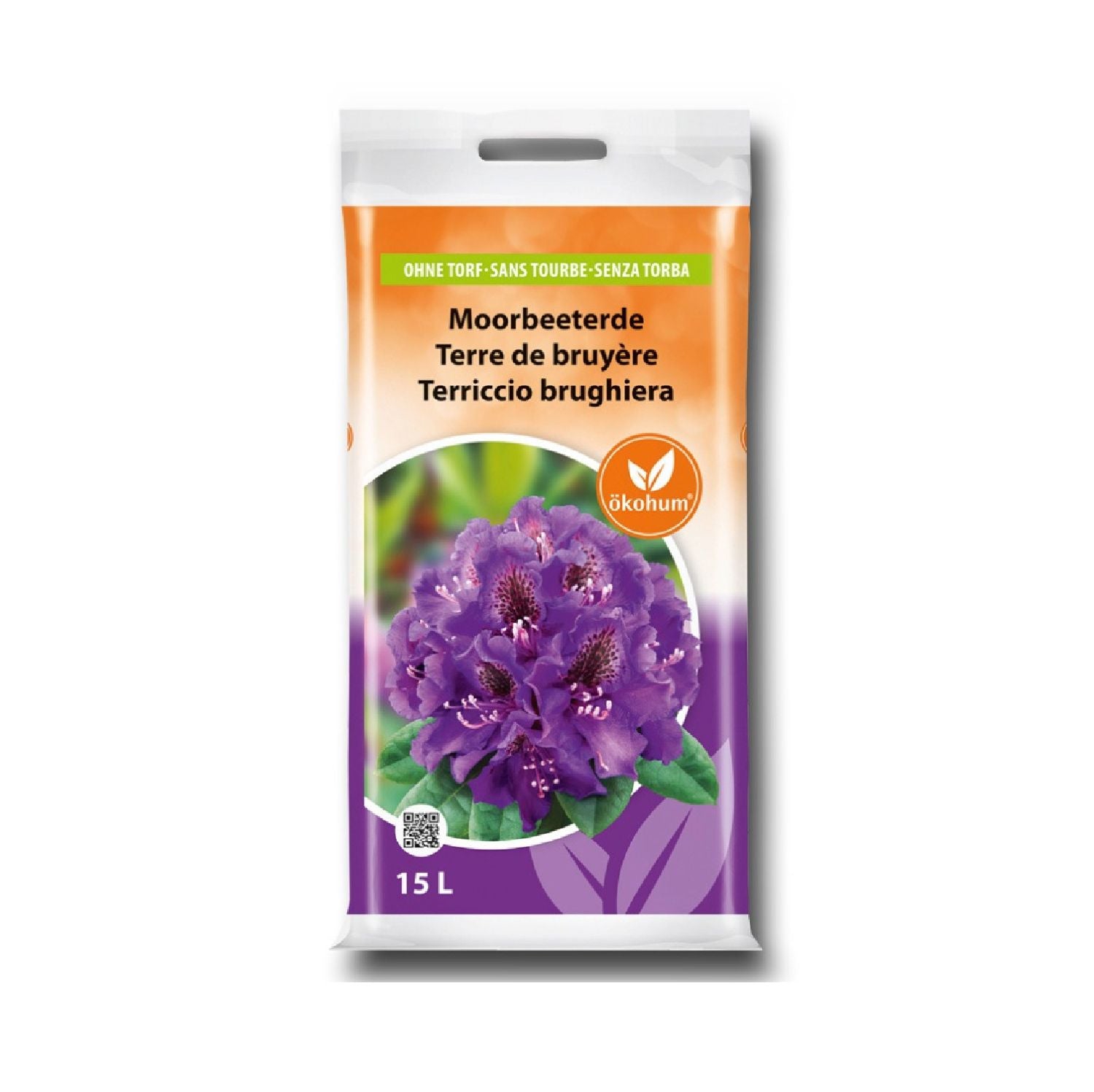 Moorbeeterde torffrei (15 Liter) Ökohum