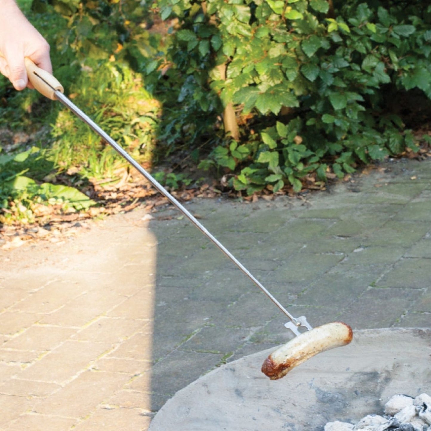 BBQ Teleskopspieß (mit Lederhängeschlaufe)