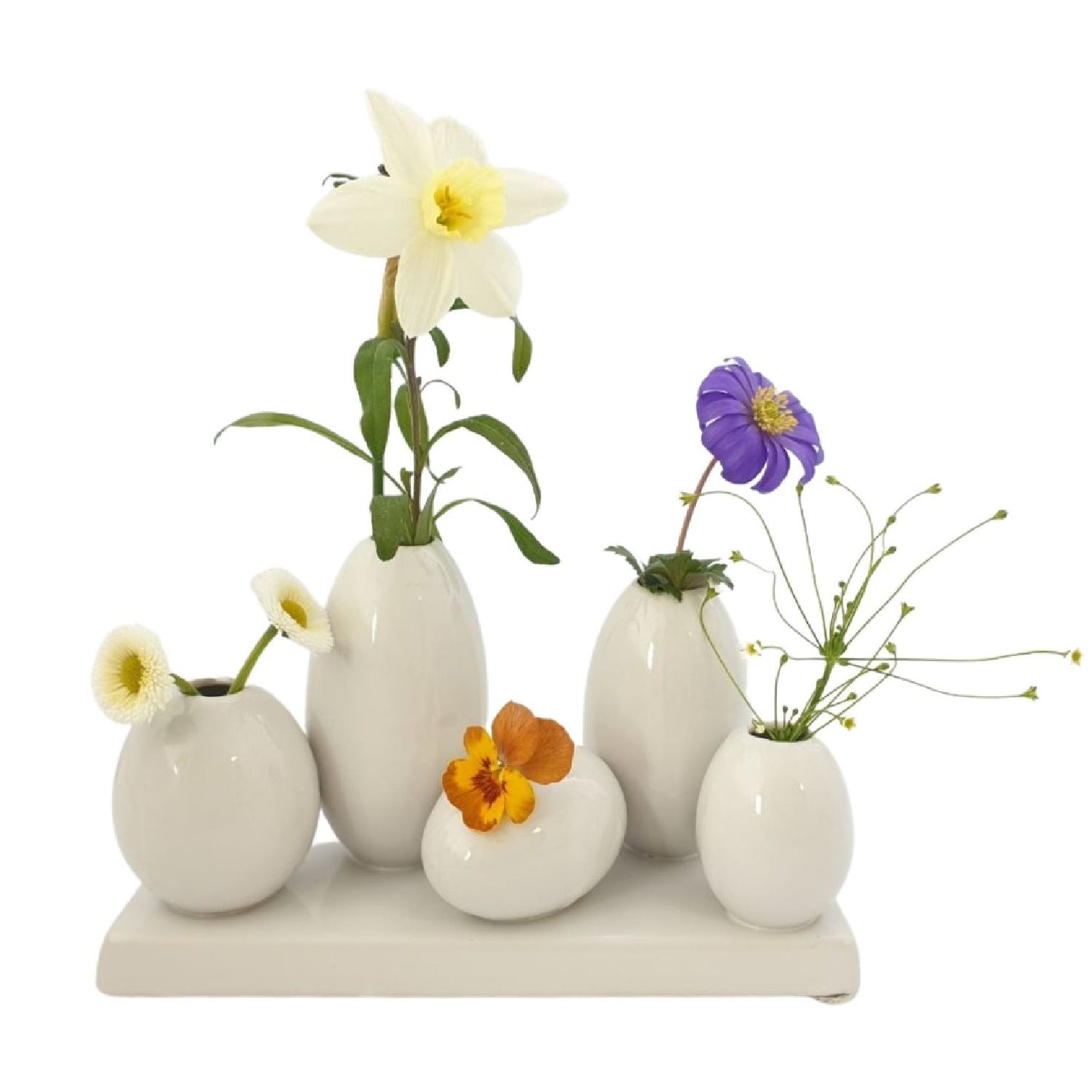 Minivase 'Dea' in weiß in verschiedenen Größen