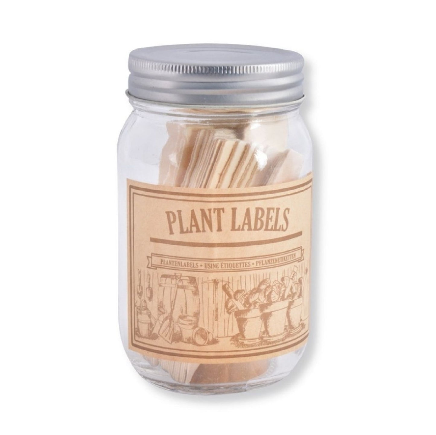 Holz-Pflanzschilder (im Glas)