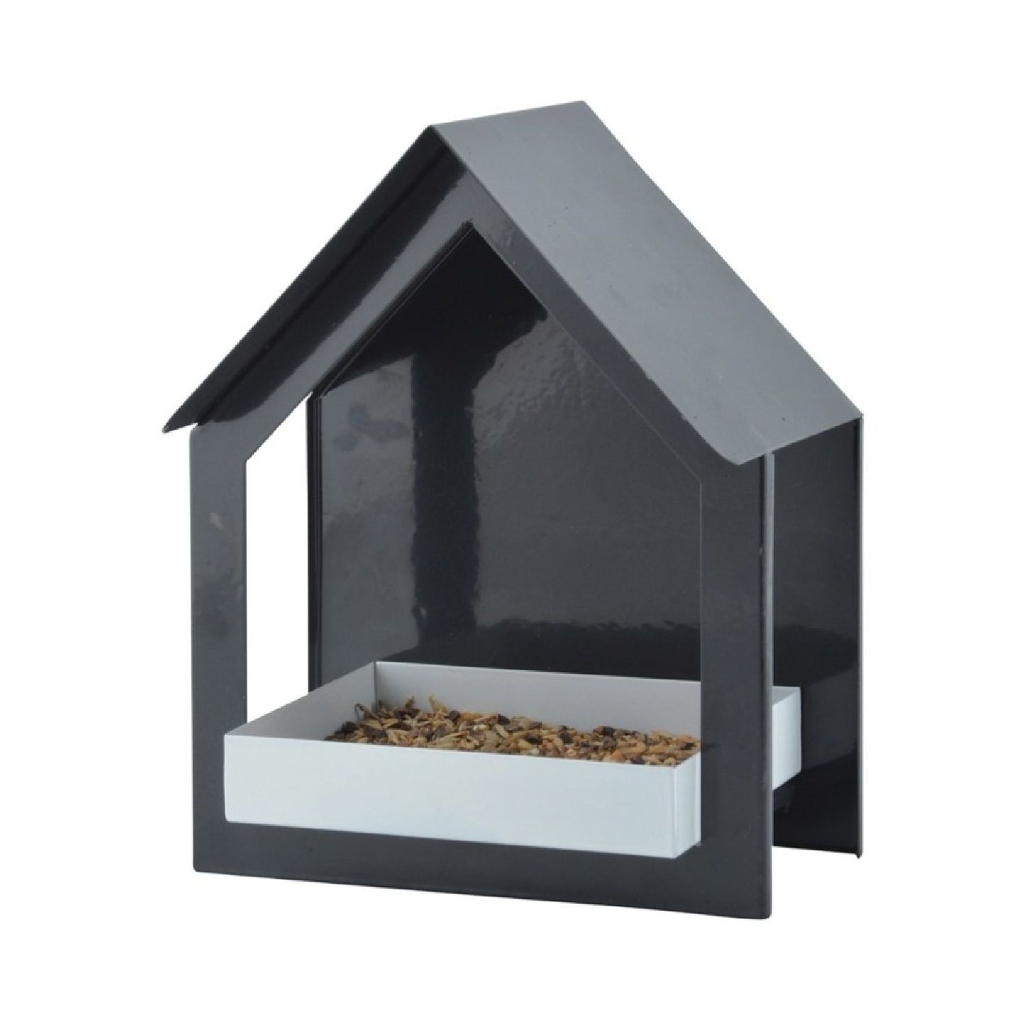 Wandfutterhaus anthrazit -weiss