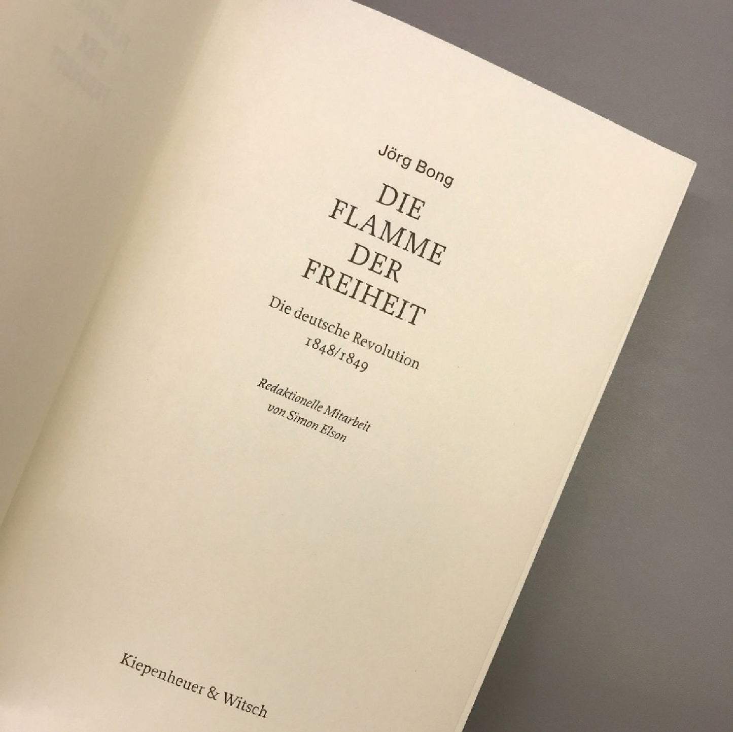 Die Flamme der Freiheit (Jörg Bong)