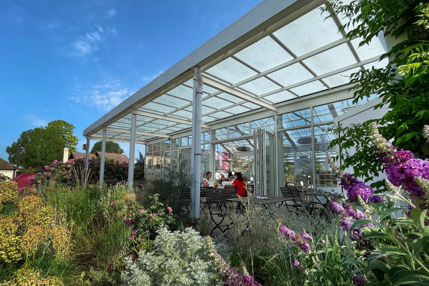 Lilien-Café Terrasse