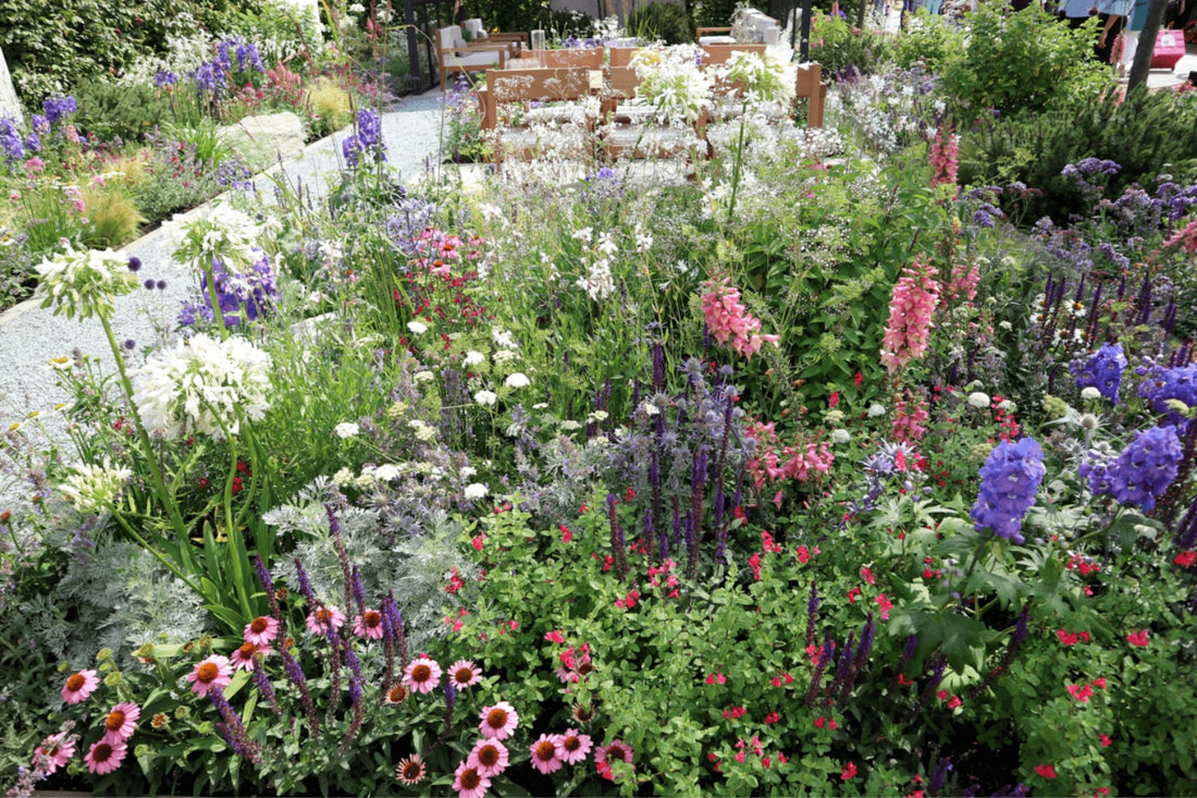 Garten-Idee von der Hampton Court Flower Show II (Ein optisches Gedicht, das sich leicht kopieren lässt)