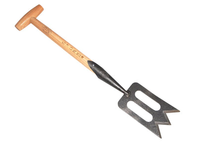 Pflanzgabel | Spork (40 cm) mit T-Stiel aus Eschenholz