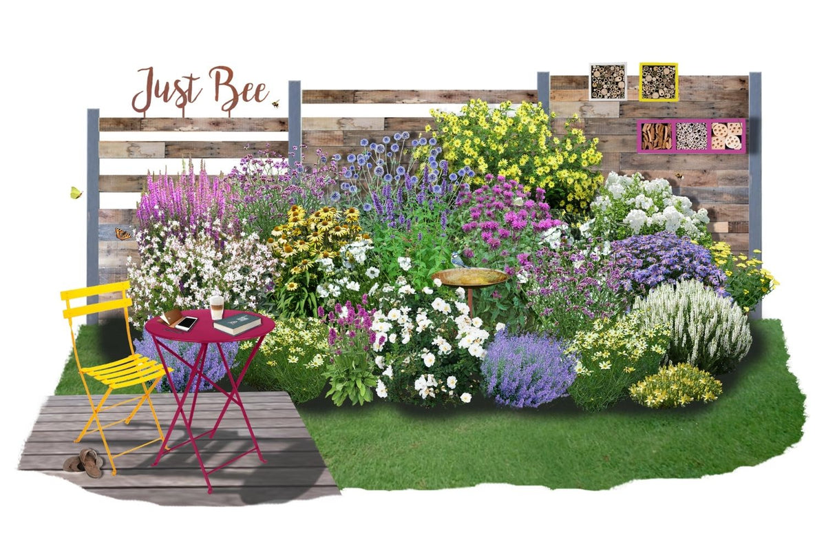 Buntes B*paradies Blütenangebot für Bienen, Hummeln & Schmetterlinge
