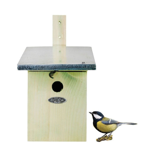 Nistkasten für Kohlmeisen Vogelhaus aus Kiefernholz