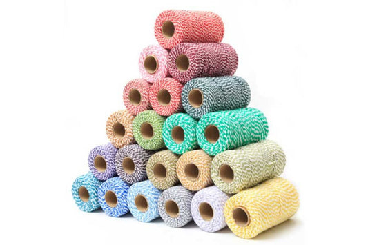 Baumwollschnur - 100 m in verschiedenen Farben