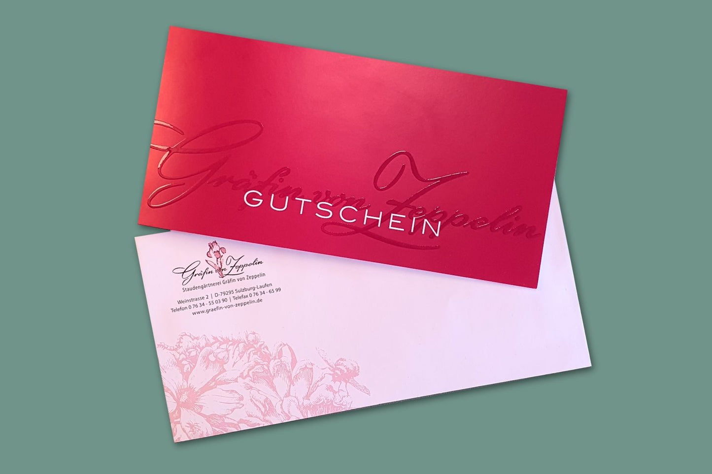 Gutschein per Post Die klassische Geschenkkarte im Umschlag