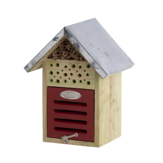 Insektenhotel (klein) aus Kiefernholz