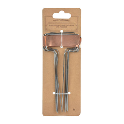 Kupfer Pflanzschilder (6er Set)