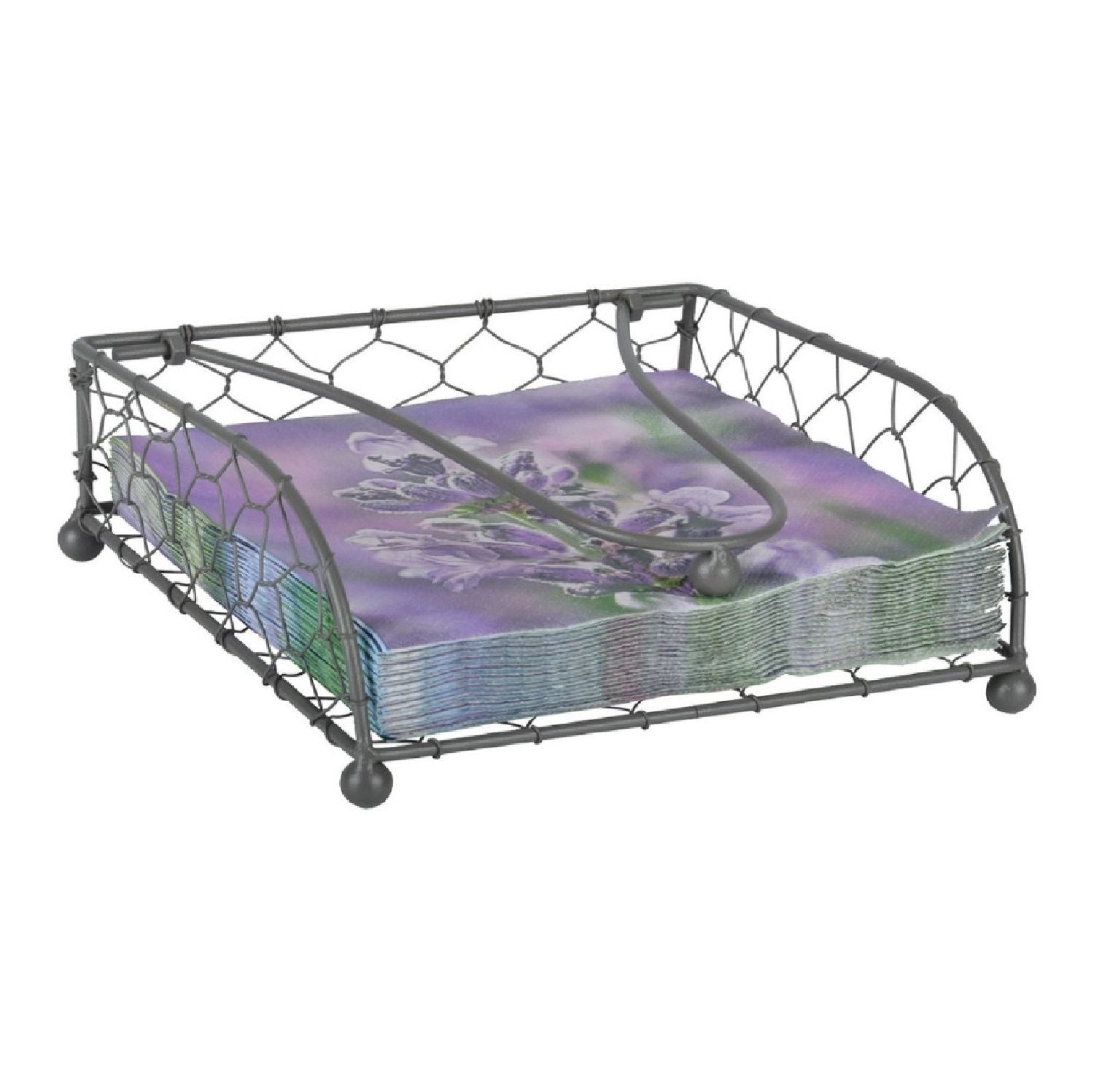 Serviettenhalter Metall für den Gartentisch