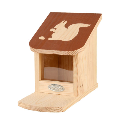 Eichhörnchen Futterhaus 'Anton' aus Kiefernholz