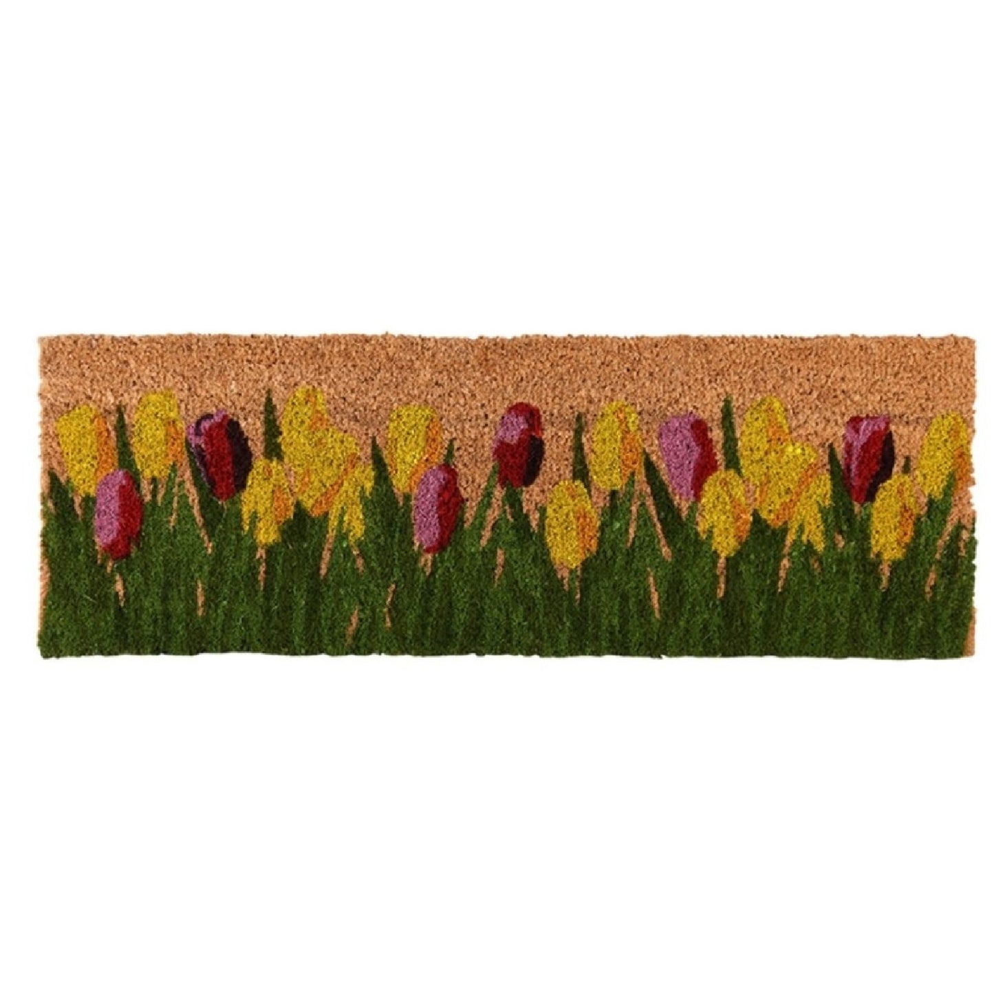Türmatte Kokos Tulpen aus Kokosfaser