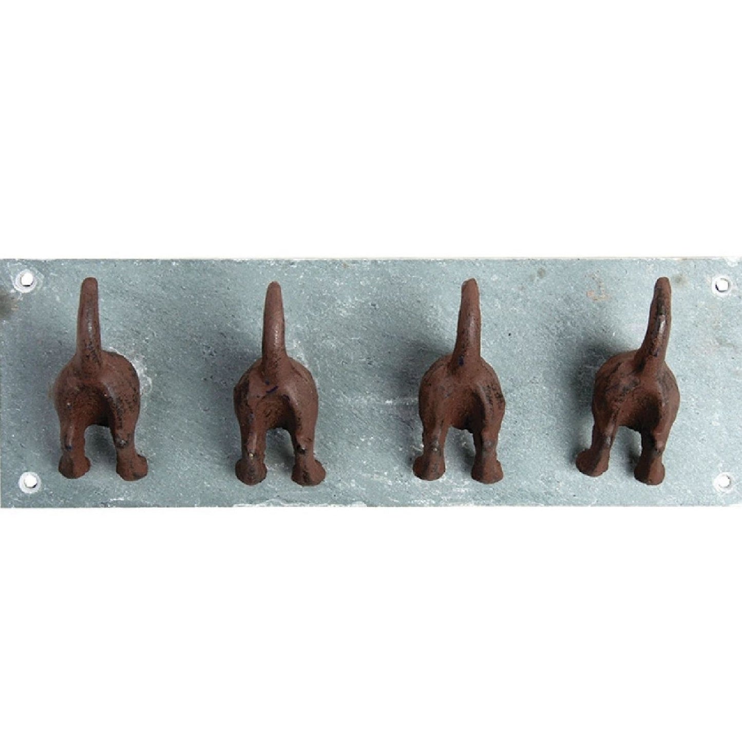 4er Haken Hundeschwänze Kleiderhaken