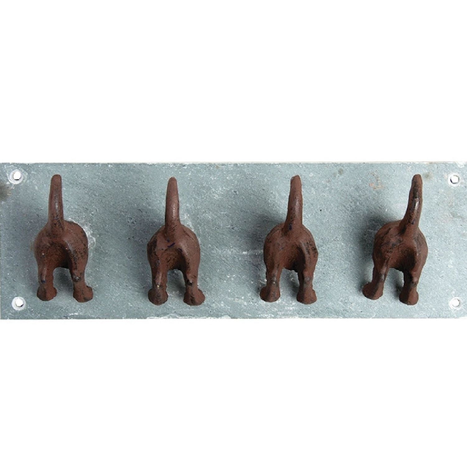 4er Haken Hundeschwänze Kleiderhaken