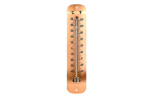 Thermometer verkupfert (Praktisch und schön)