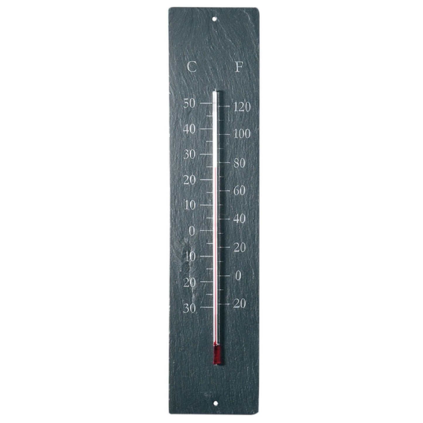 Schiefer Thermometer (länglich)
